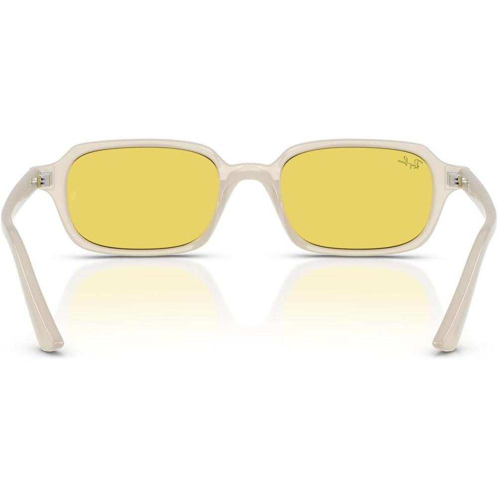 Ray-Ban RB4455 Zuri gafas de sol con protección UV y lentes dorados espejados amarillos, incluye estuche y paño