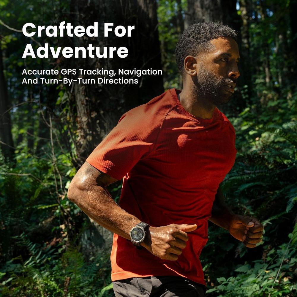 Amazfit T-Rex 3: Reloj Inteligente Militar Resistente, GPS, Mapas Offline, Larga Duración de Batería, 170 Modos Fitness, 1.5"