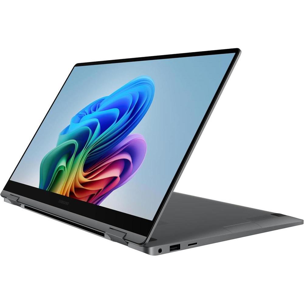 SAMSUNG 15.6” Galaxy Book5 360 Copilot AI Laptop PC Computer, FHD AMOLED Touchscreen, 16GB / 512GB, Dolby Atmos Quad Speakers, All-Day Battery Life, NP750QHA-KA1US, Gray
