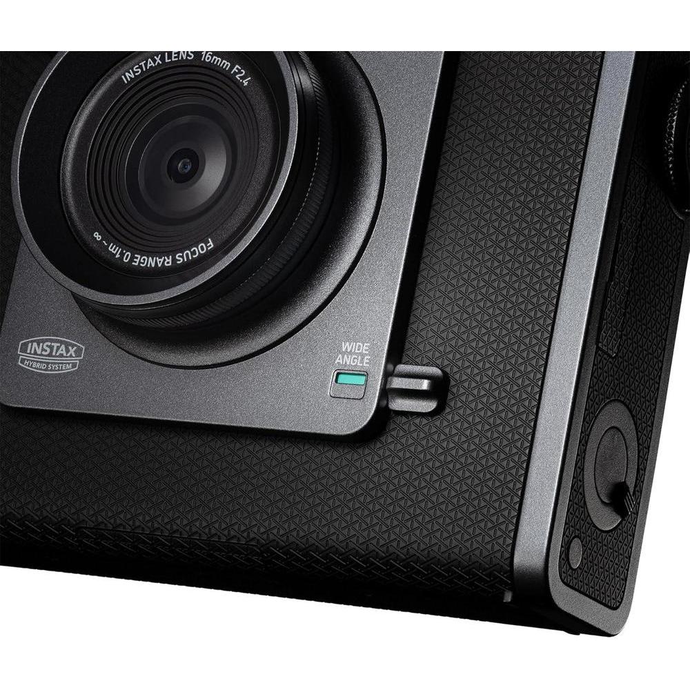 Cámara de película instantánea Fujifilm INSTAX Wide Evo con efectos creativos y compatibilidad con smartphones