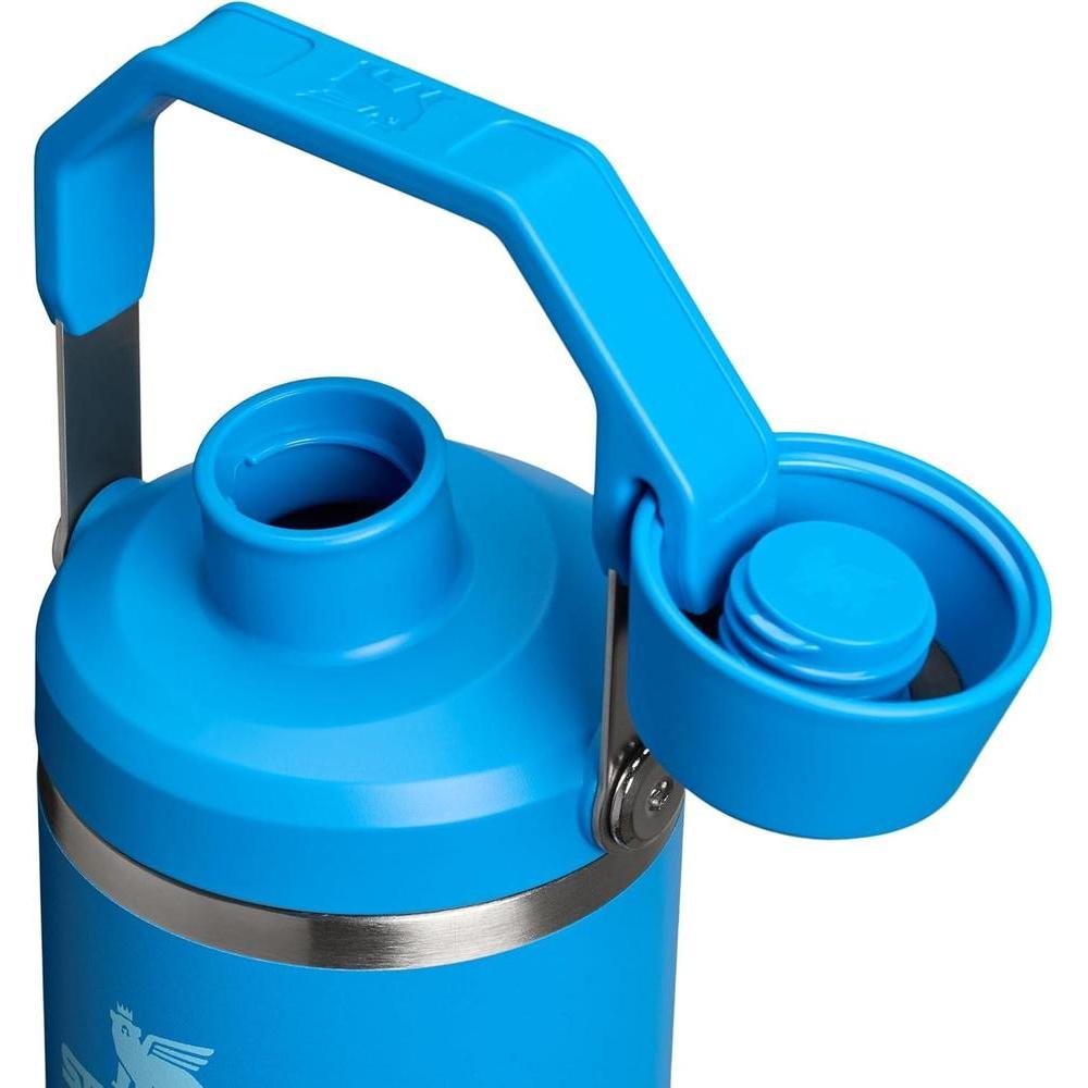 Stanley IceFlow 2.0 vaso con asa y tapa de boquilla, botella de agua de acero inoxidable aislada, a prueba de fugas, azul celeste