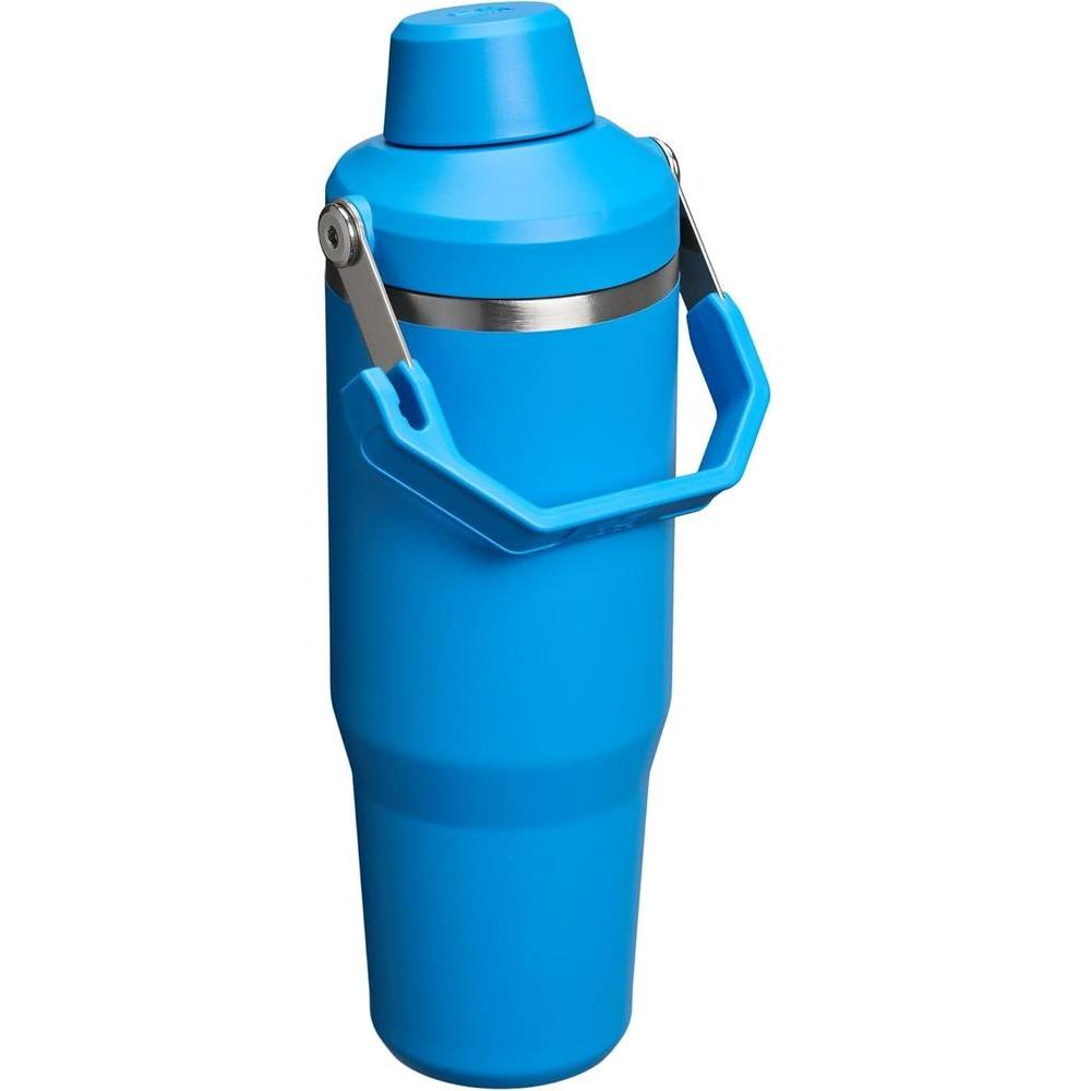 Stanley IceFlow 2.0 vaso con asa y tapa de boquilla, botella de agua de acero inoxidable aislada, a prueba de fugas, azul celeste
