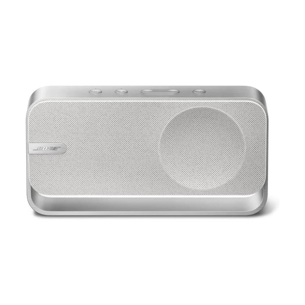 Bose SoundLink Altavoz para el hogar, portátil e inalámbrico, Bluetooth de alta calidad, hasta 9 horas de batería, plateado claro