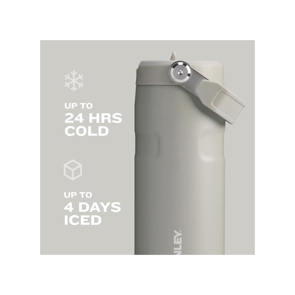 Stanley IceFlow Flip Straw 2.0 Botella de Agua con Pajita Integrada y Resistente a Fugas