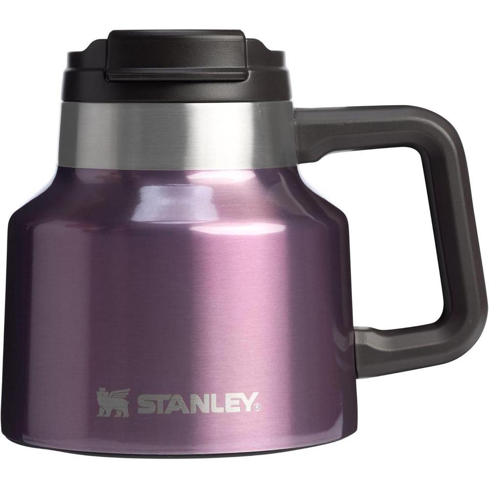 Stanley Tough-To-Tip Mug, diseño aislado de acero inoxidable, libre de BPA con base antideslizante y tapa abatible