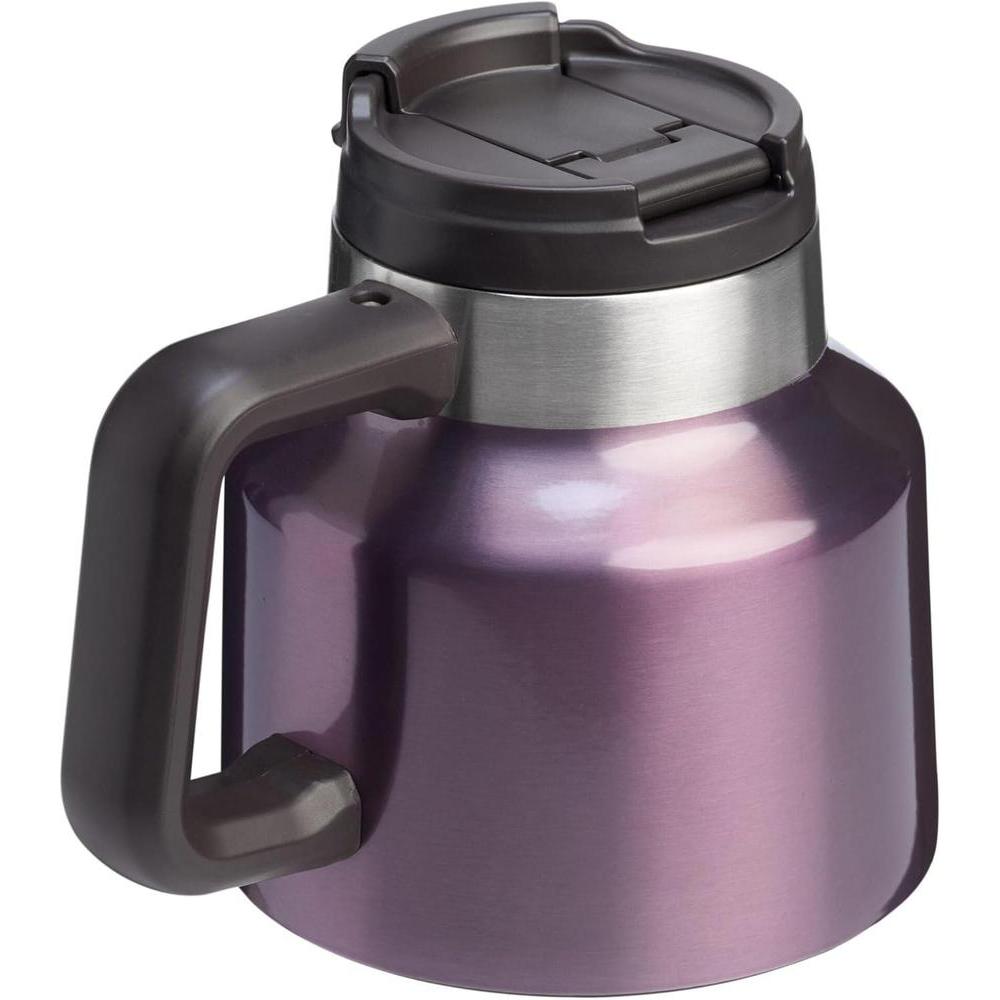 Stanley Tough-To-Tip Mug, diseño aislado de acero inoxidable, libre de BPA con base antideslizante y tapa abatible