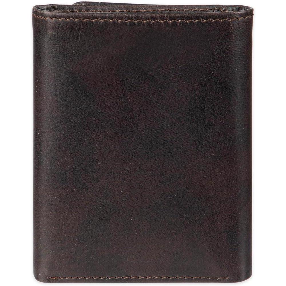 Conjunto de billetera Calvin Klein de cuero con protección RFID, múltiples compartimentos y llavero para hombres