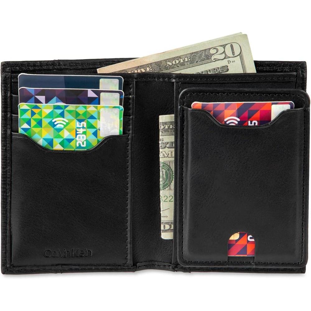 Cartera y tarjetero Calvin Klein para hombres con diseño único, protección RFID y función MagSafe elegante y funcional