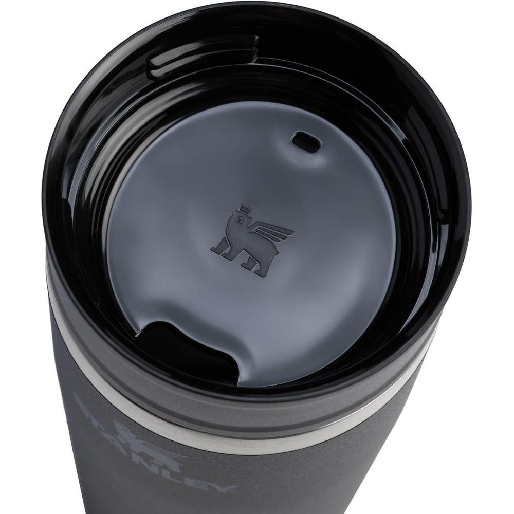 Taza de viaje STANLEY Cafe To Go de acero inoxidable, a prueba de fugas, con tapa de dos piezas para café y té