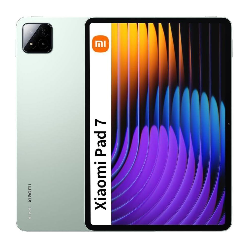 XIAOMI Pad 7 Ai WiFi Version Global (No Calls or Text) 11.2 inches 3.2K 144Hz 8850mAh Bluetooth 5.4 Four Speakers 13 Mp Model 2410CRP4CG (Green, 256GB + 8GB)