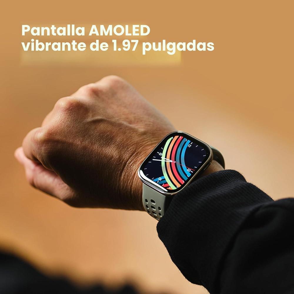 Amazfit Bip 6 - Reloj inteligente con batería de larga duración, GPS integrado, pantalla AMOLED y seguimiento de salud y fitness