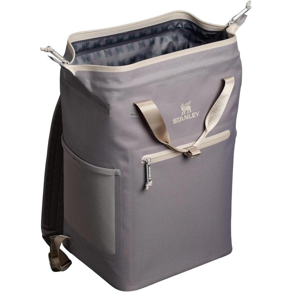 Stanley Mochila Nevera Midi para Todo el Día, Capacidad de 14 qt, Color Piedra