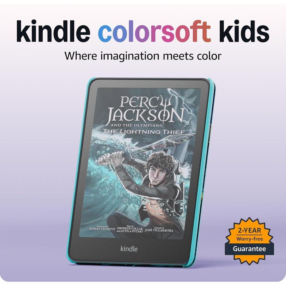 Amazon Kindle Colorsoft Kids (16 GB) – First Kindle for kids in color, with cover - Fantasy River