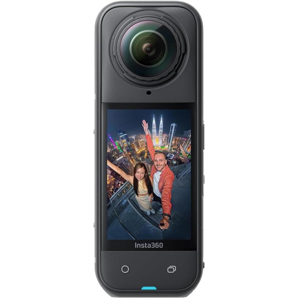 Insta360 X5 - Waterproof 8K 360° Action Camera, Leading Low Light, Invisible Selfie Stick Effect, Rugged and Replaceable Lens, 3-Hour Battery, Built-in Wind Guard, Stabilization, Triple AI Chip Design