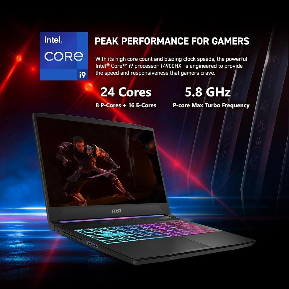 Msi Katana 15 Hx Laptop Gaming Intel I9 Rtx 5070 32Gb Ram 1Tb Ssd Teclado Rgb 15.6"