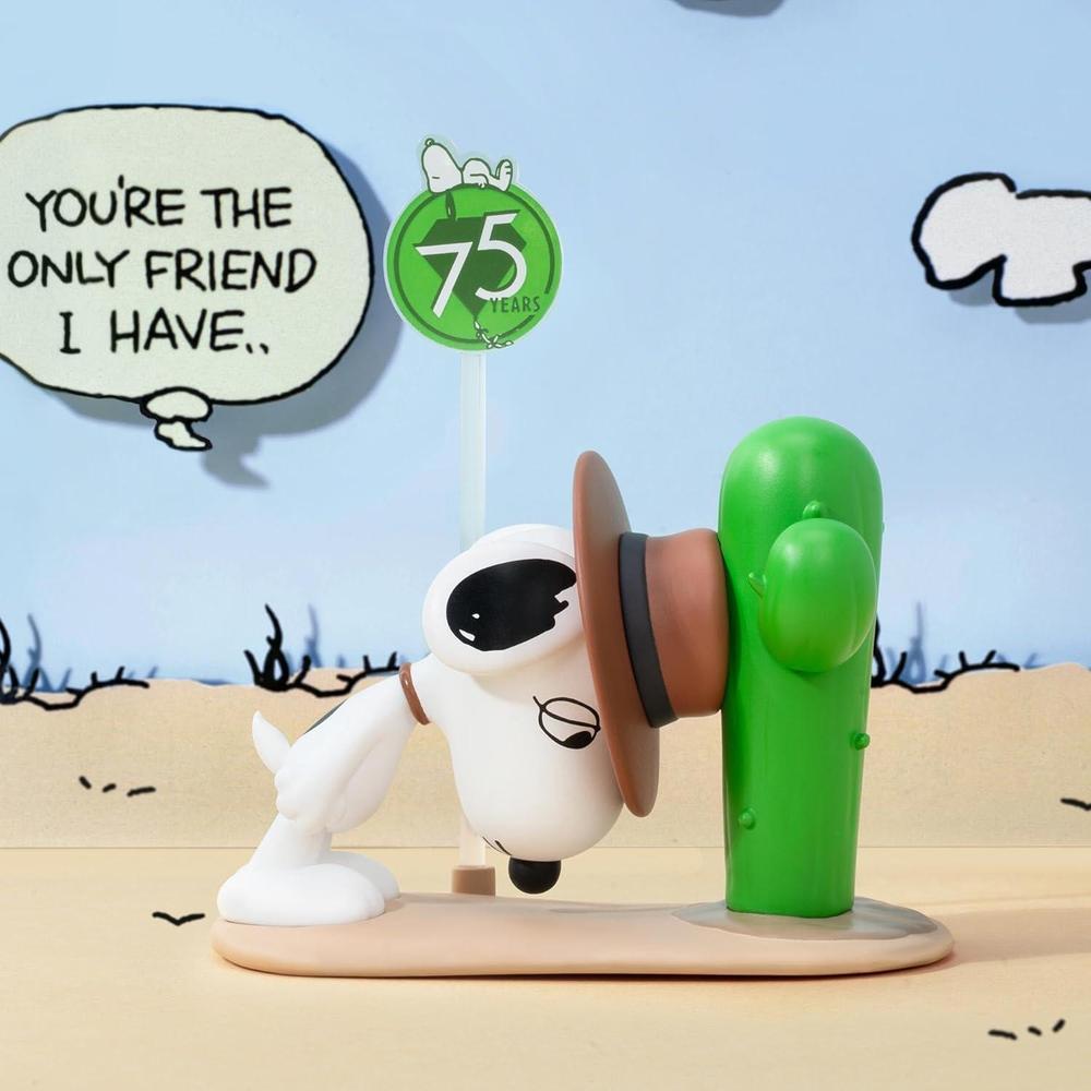 Figuras coleccionables Snoopy POP MART Peanuts 75th Anniversary, diseño aleatorio, perfectas para decoración y regalo