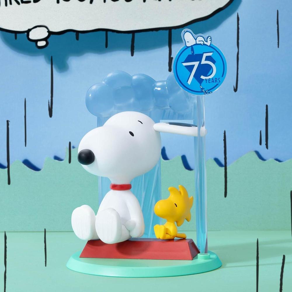 Figuras coleccionables Snoopy POP MART Peanuts 75th Anniversary, diseño aleatorio, perfectas para decoración y regalo