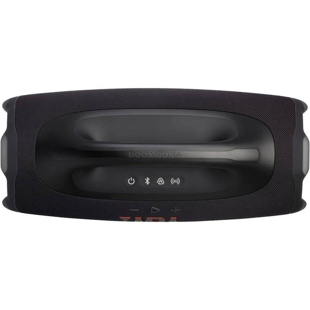 JBL Boombox 4 - Altavoz portátil impermeable con sonido masivo, 34 horas de reproducción y conexión Auracast negro
