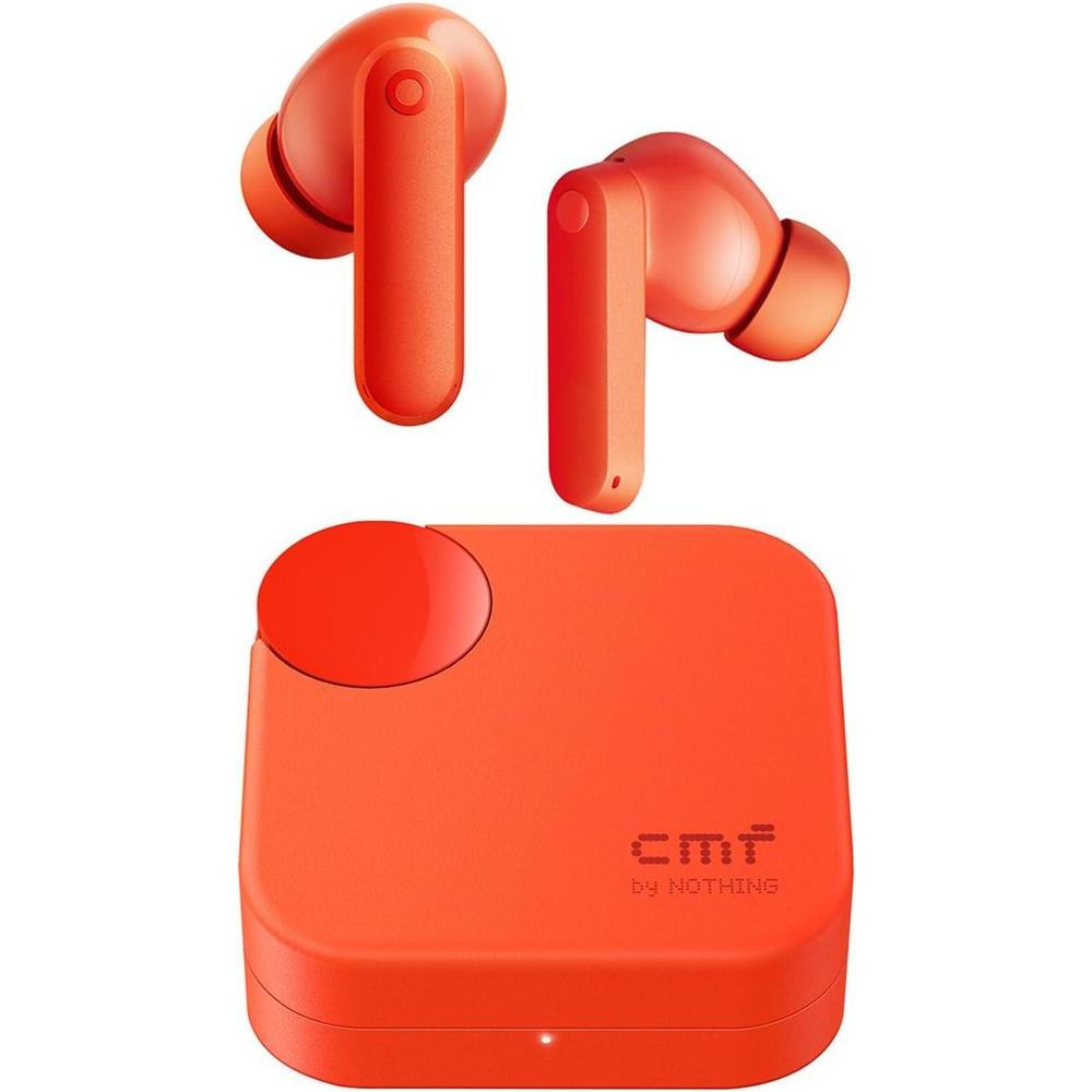 CMF Buds 2a 2025New 42dB Hybrid ANC Wireless Earbuds, Comfortable Active Noise Cancelling, Dirac Tuned Rich Mids & Crisp Bass, Bluetooth 5.4, ENC 4Mic Clear Call, Up to 35H of Battery Life, Orange