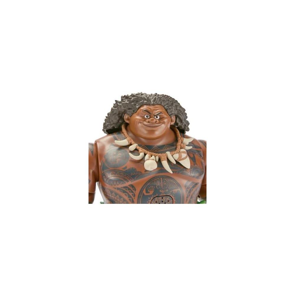 Figura de acción parlante de Maui de Moana, con gancho de pez iluminado y 8 puntos de articulación, para fans de Disney