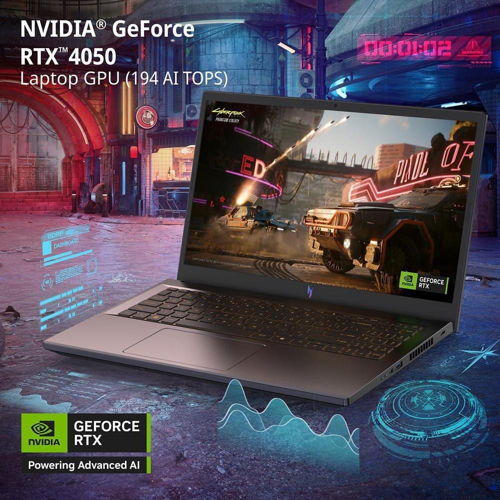 Acer Nitro V Laptop Para Juegos Intel Core I5-13420H 8GB DDR5 512GB SSD RTX 4050 15.6" FHD IPS