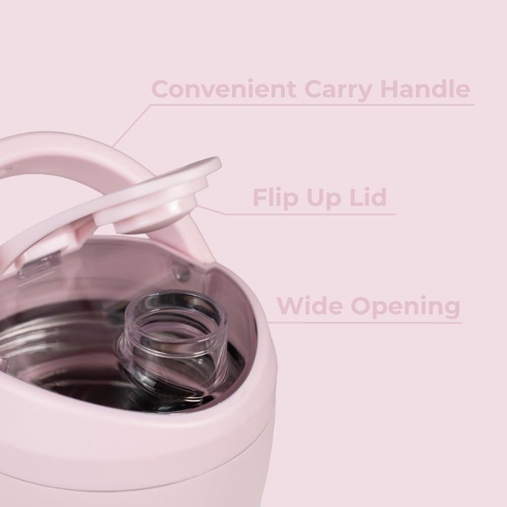 HydroJug Coctelera de acero inoxidable, aislada y a prueba de fugas, sin BPA para fitness, deportes y uso diario