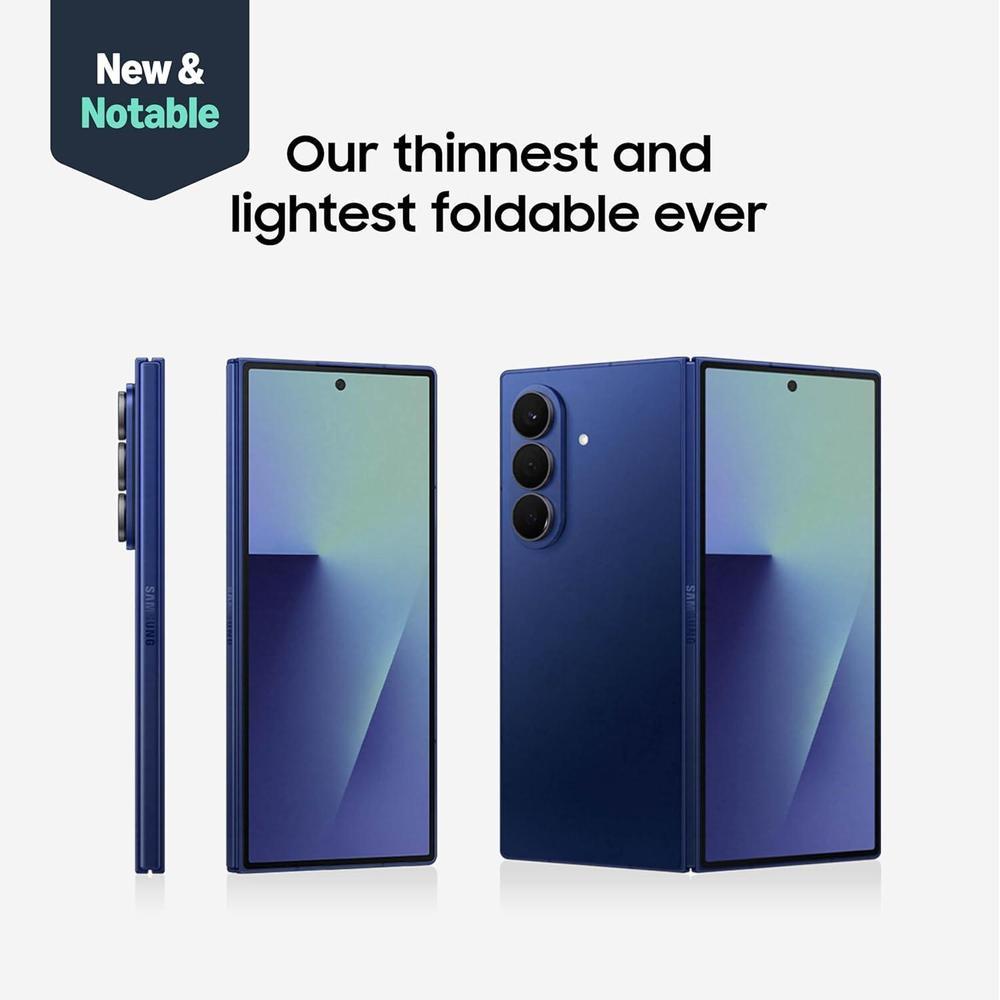 Samsung Galaxy Z Fold7 Teléfono Celular 256GB Plateado Desbloqueado 12GB RAM