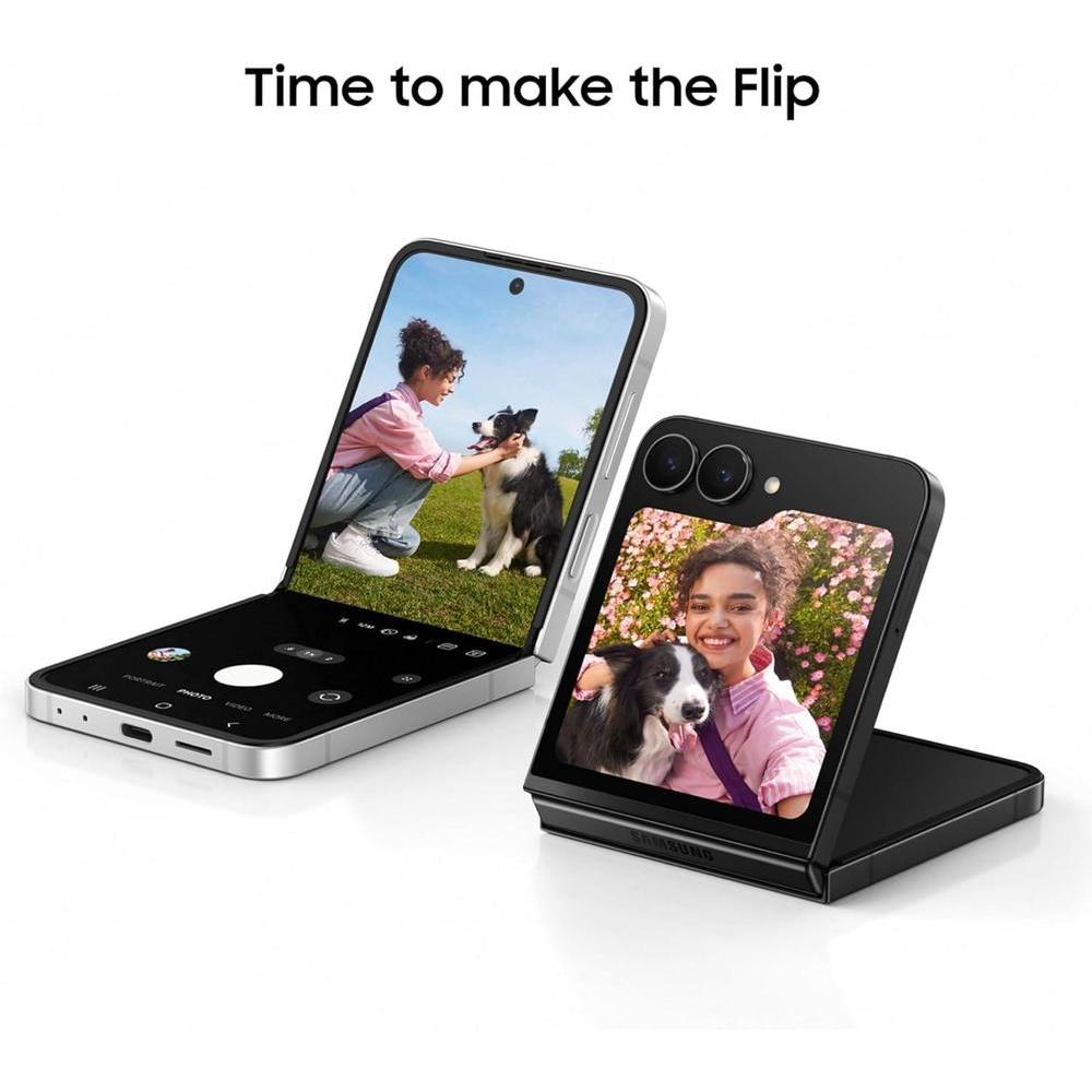 Samsung Galaxy Flip7 FE Teléfono, 256GB, Negro, Android Desbloqueado