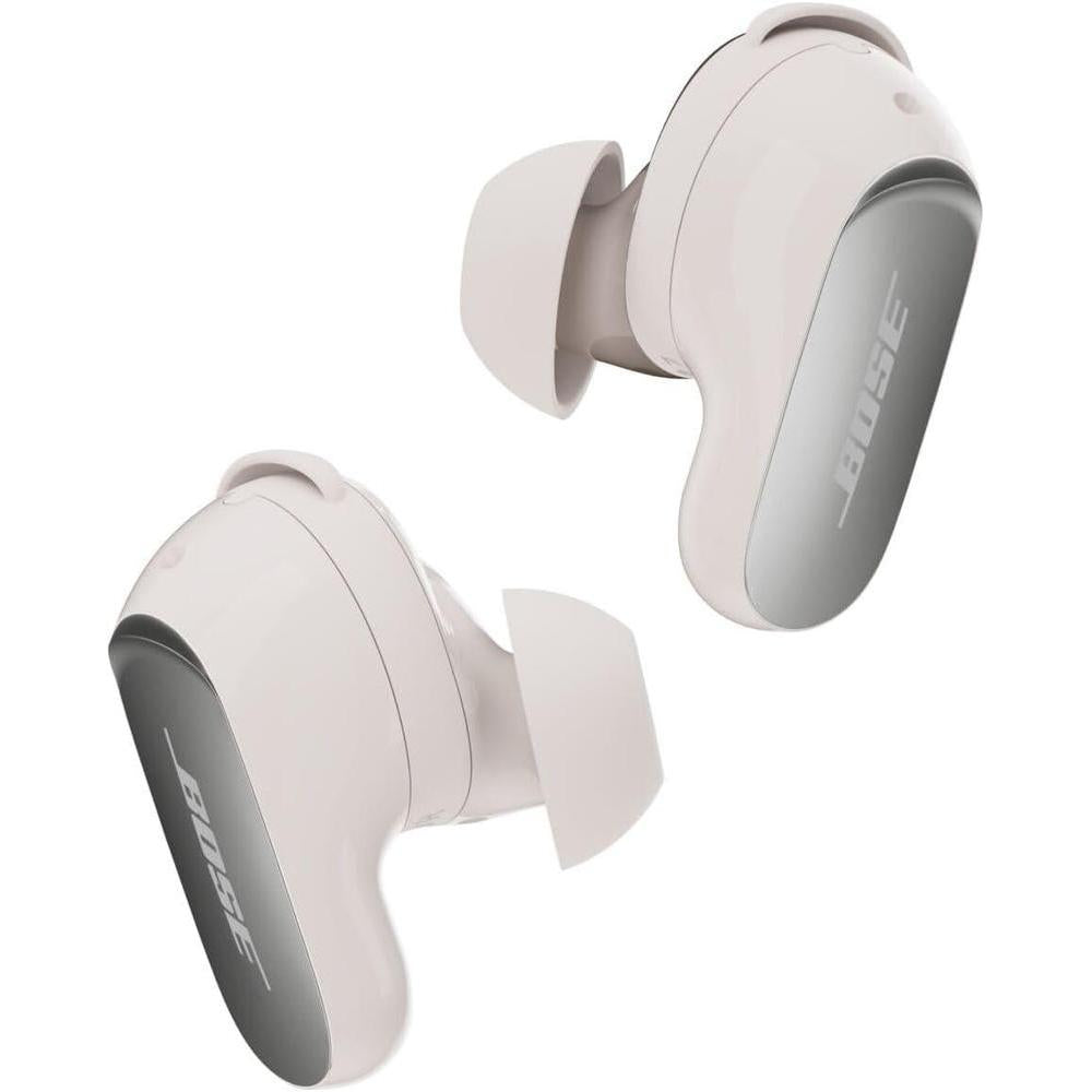 Bose New QuietComfort Ultra Earbuds (2nd Gen) - Wireless Noise Cancelling Earbuds with Mic, Immersive Audio, USB-C Charging, Up to 6 Hours Battery, IPX4 Rating, White Smoke