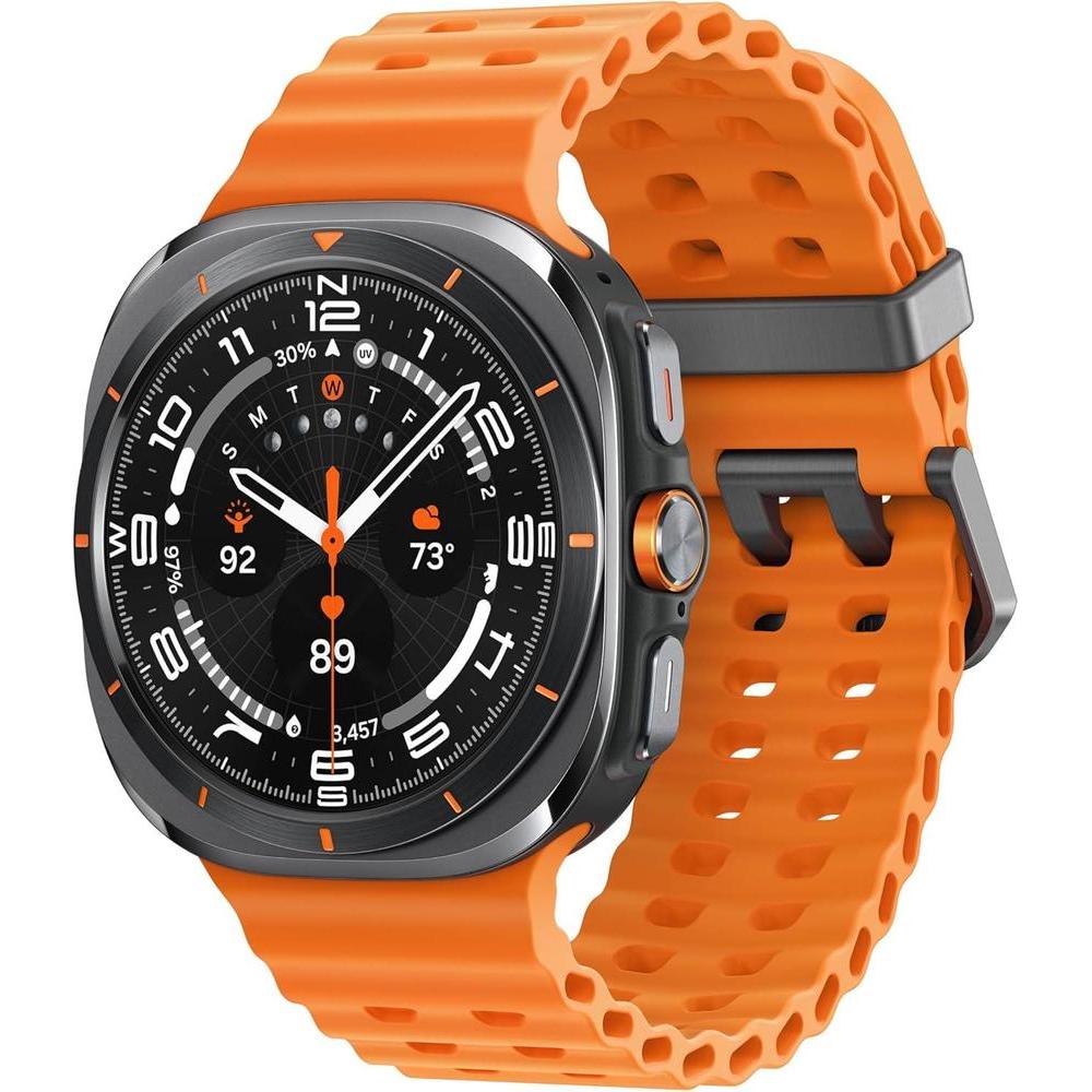 Samsung Galaxy Watch Ultra 47mm LTE Smartwatch, Titanium Casing, Advanced Sleep Coaching, Running Coach, Energy Score, Heart Rate Tracking, GPS, 2025, Titanium Gray [US Version, 2 Yr Warranty]