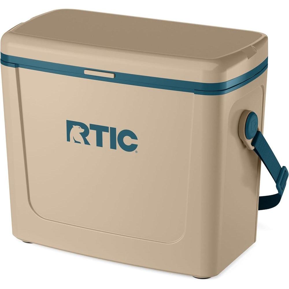 RTIC 16 Qt Road Trip Cooler, Hard Insulated Portable with Strap and Handle for Outdoor, Beach, Picnic, Camping, Sports, Travel