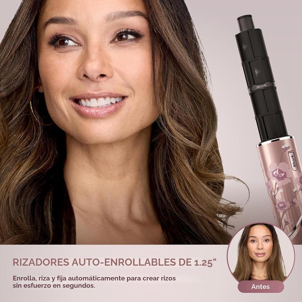 Shark FlexStyle HD432RS - Secador y multiestilizador de cabello con rizadores, concentrador y bolsa de almacenamiento
