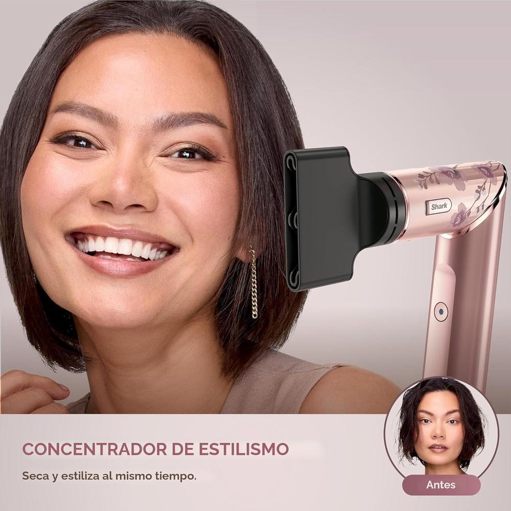 Shark FlexStyle HD432RS - Secador y multiestilizador de cabello con rizadores, concentrador y bolsa de almacenamiento