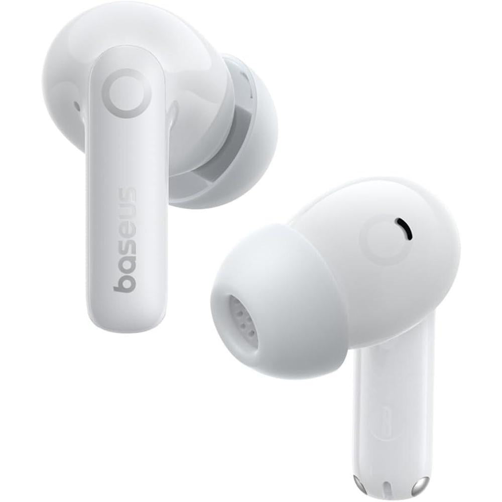 Baseus Bass BP1 Pro Noise Cancelling Wireless Earbuds, Real-Time Adaptive Noise Cancelling, Adaptive Active EQ, LDAC Hi-Res Sound, 6-Mic AI Clear Calls, 55H Playtime, IP55 Waterproof, Bluetooth 6.0