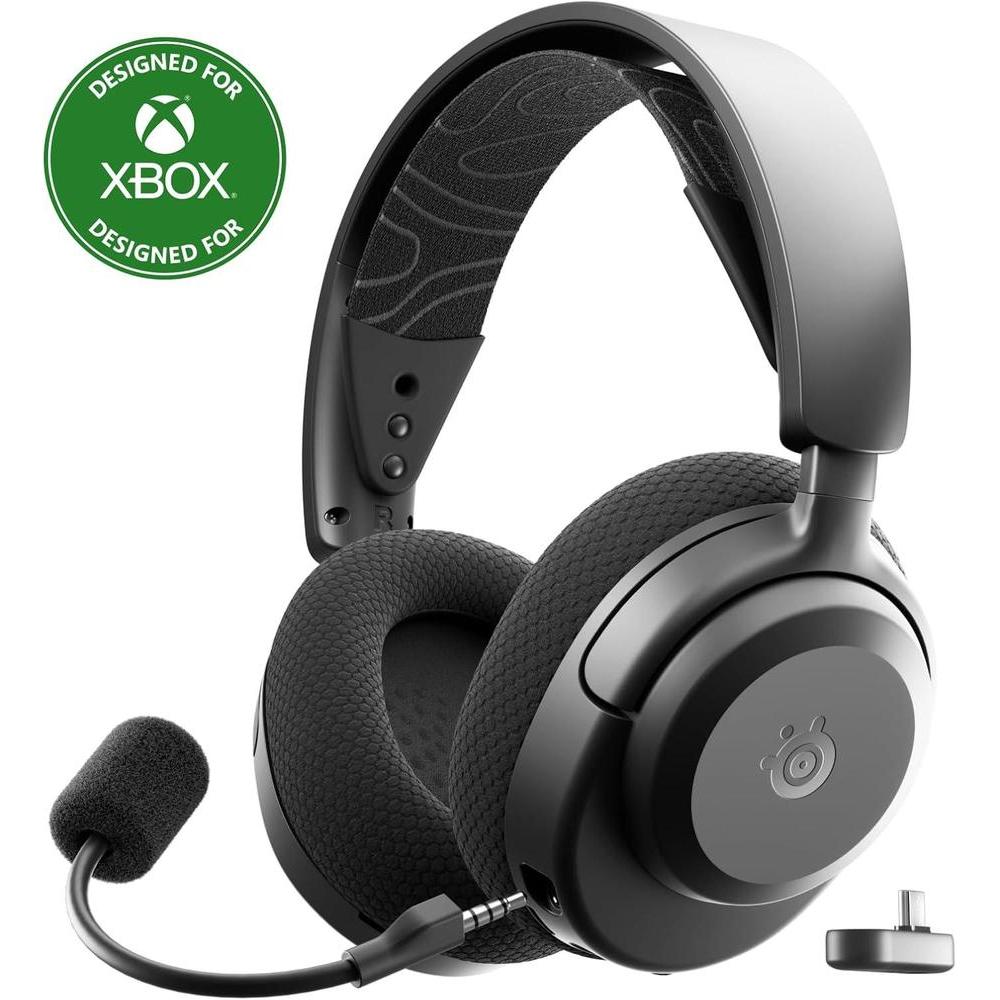 SteelSeries Arctis Nova 3X Wireless Multi-Platform Gaming Headset — Mobile App Control — 40 HR Battery — Neodymium Magnetic Drivers — 2.4GHz/Bluetooth — Xbox, PS5, PC, Switch, Mobile — Black