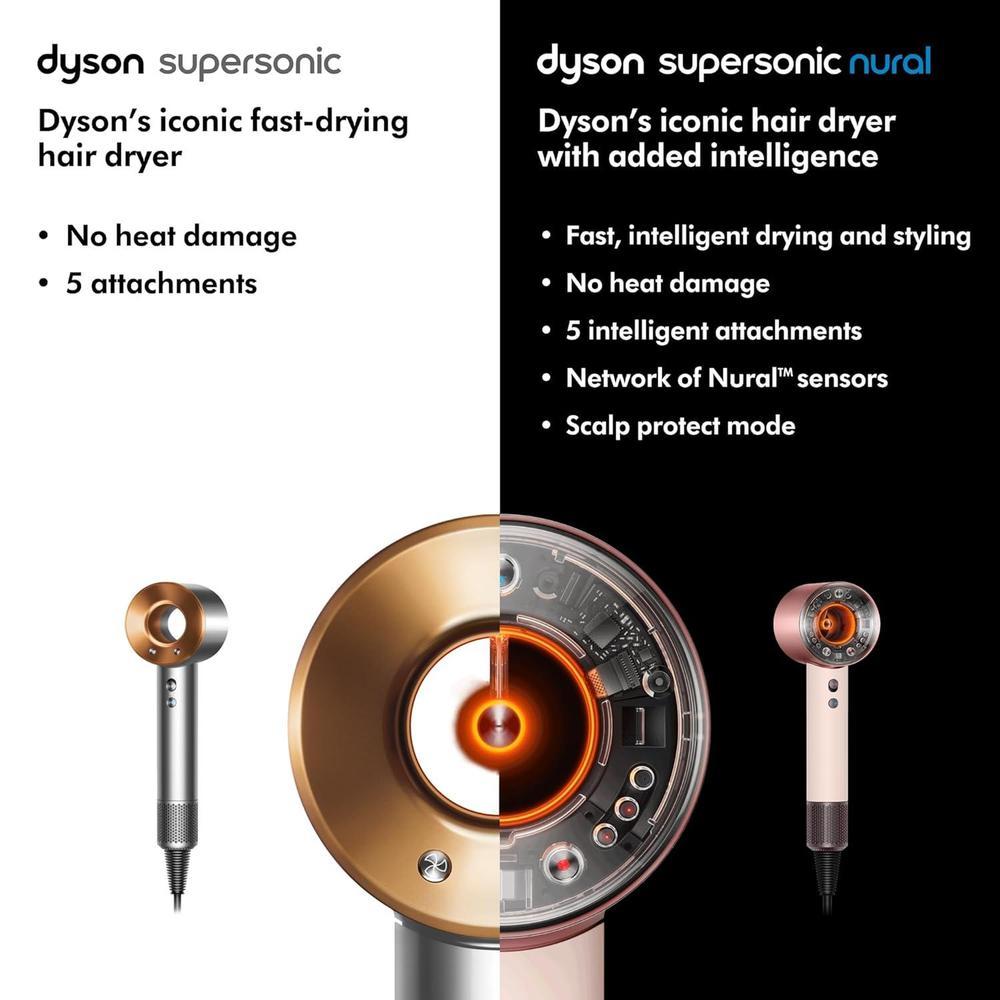 Dyson Secador de pelo Supersonic Nural con potente motor digital y acabado en seda ámbar para resultados profesionales en casa