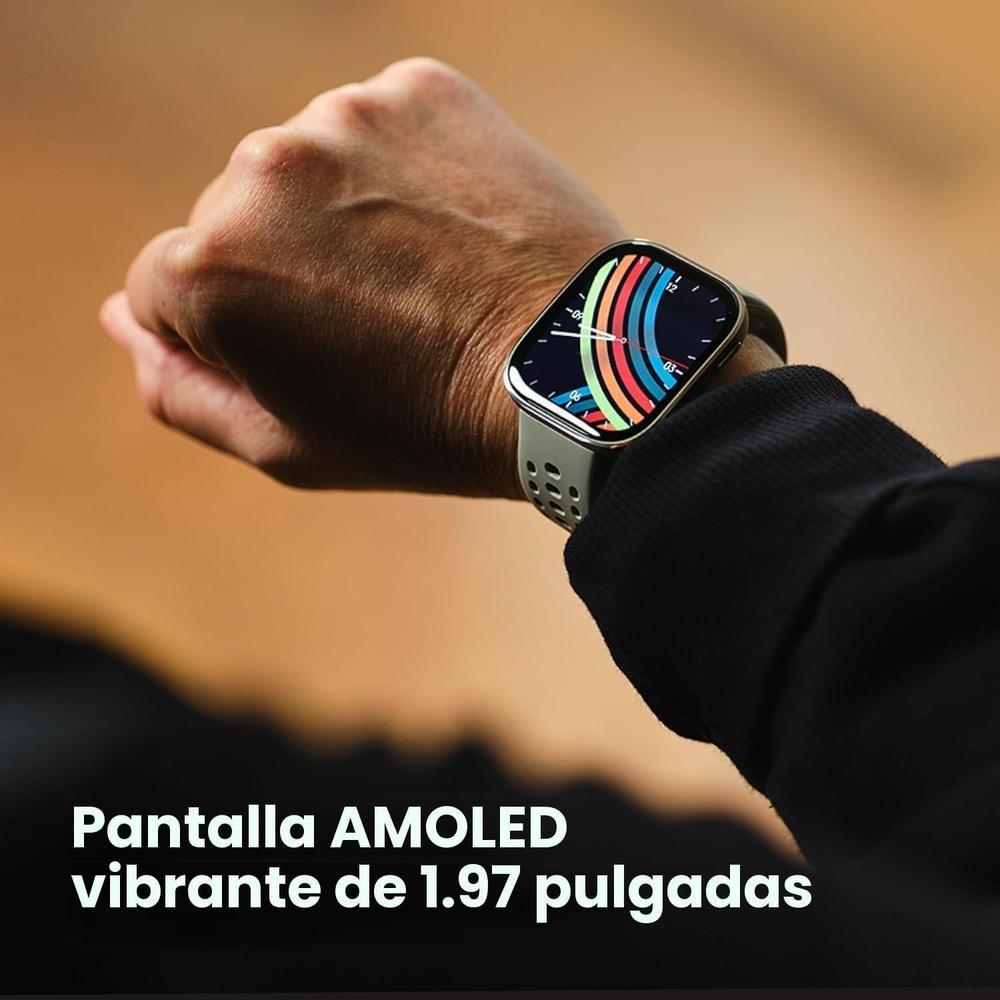 Amazfit Bip 6 - Reloj Inteligente 46mm, Batería 14 Días, AMOLED 1.97" GPS, Rosa