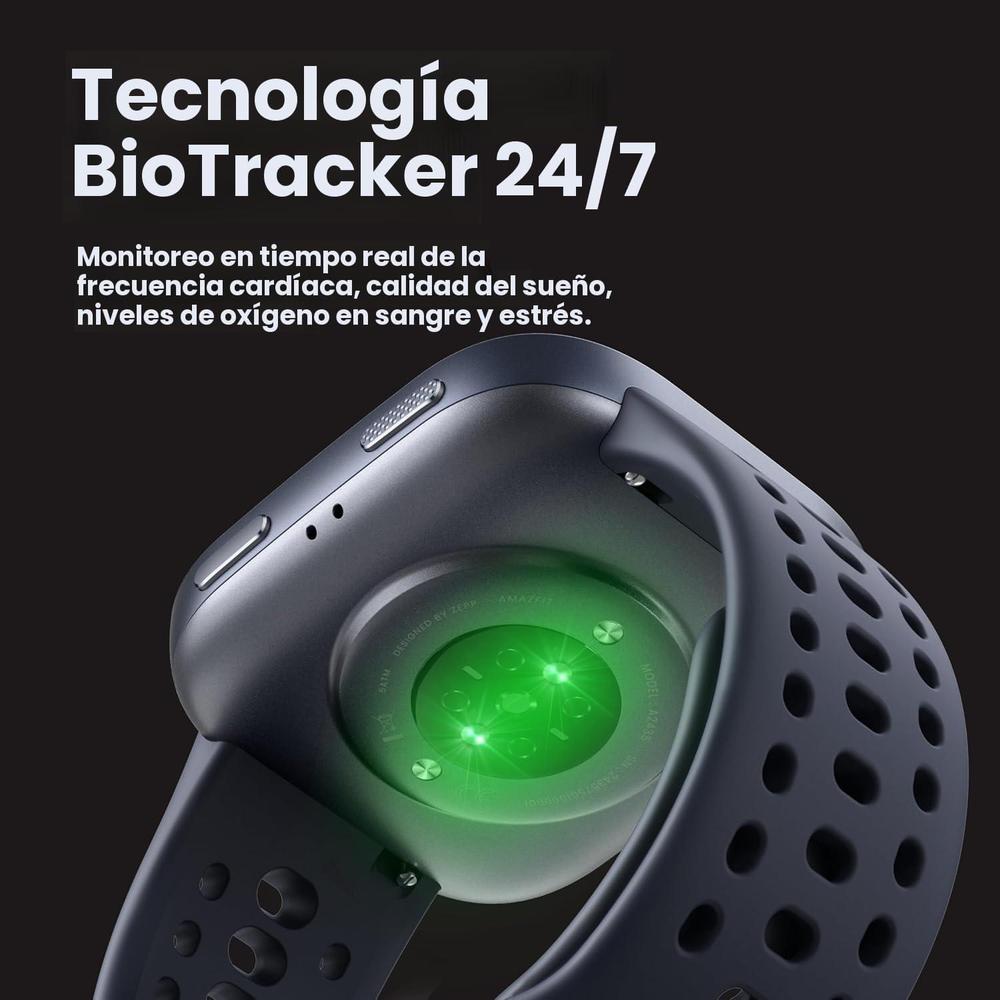 Amazfit Bip 6 - Reloj Inteligente 46mm, Batería 14 Días, AMOLED 1.97" GPS, Rosa