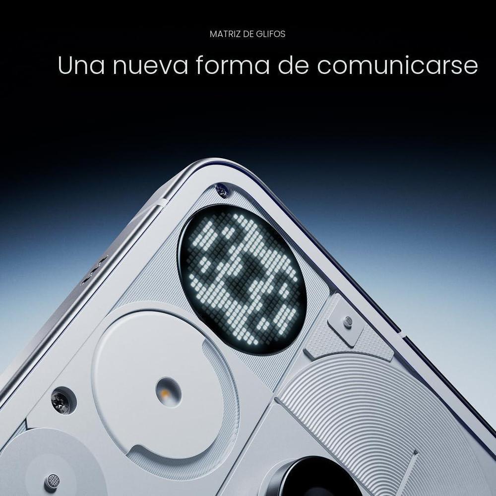 Nothing Phone (3) Celular 5G Desbloqueado 2025, Android 15, Snapdragon 8s Gen4, Cuatro Cámaras 50MP, Pantalla AMOLED, Batería 5150mAh