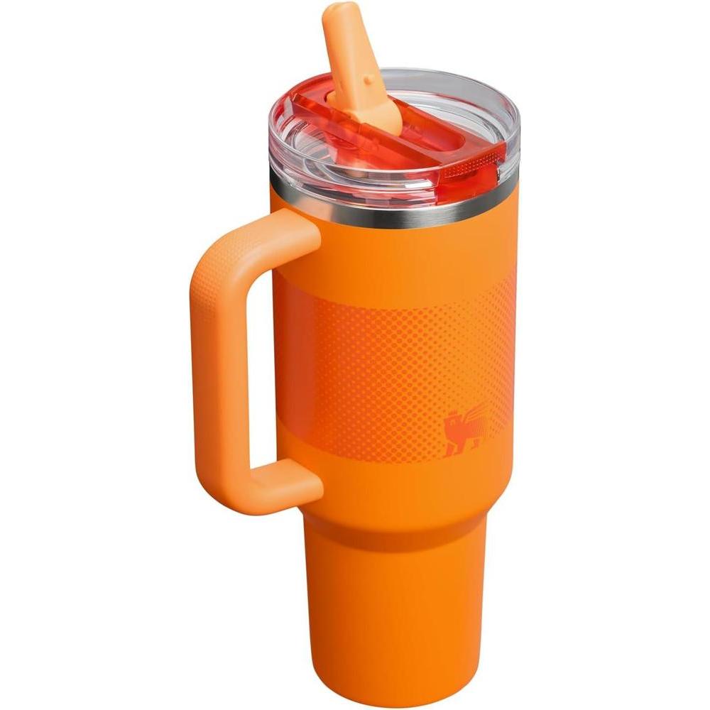 STANLEY Quencher ProTour, vaso de paja con tapa a prueba de fugas y popote integrado, para viajes, acero inoxidable