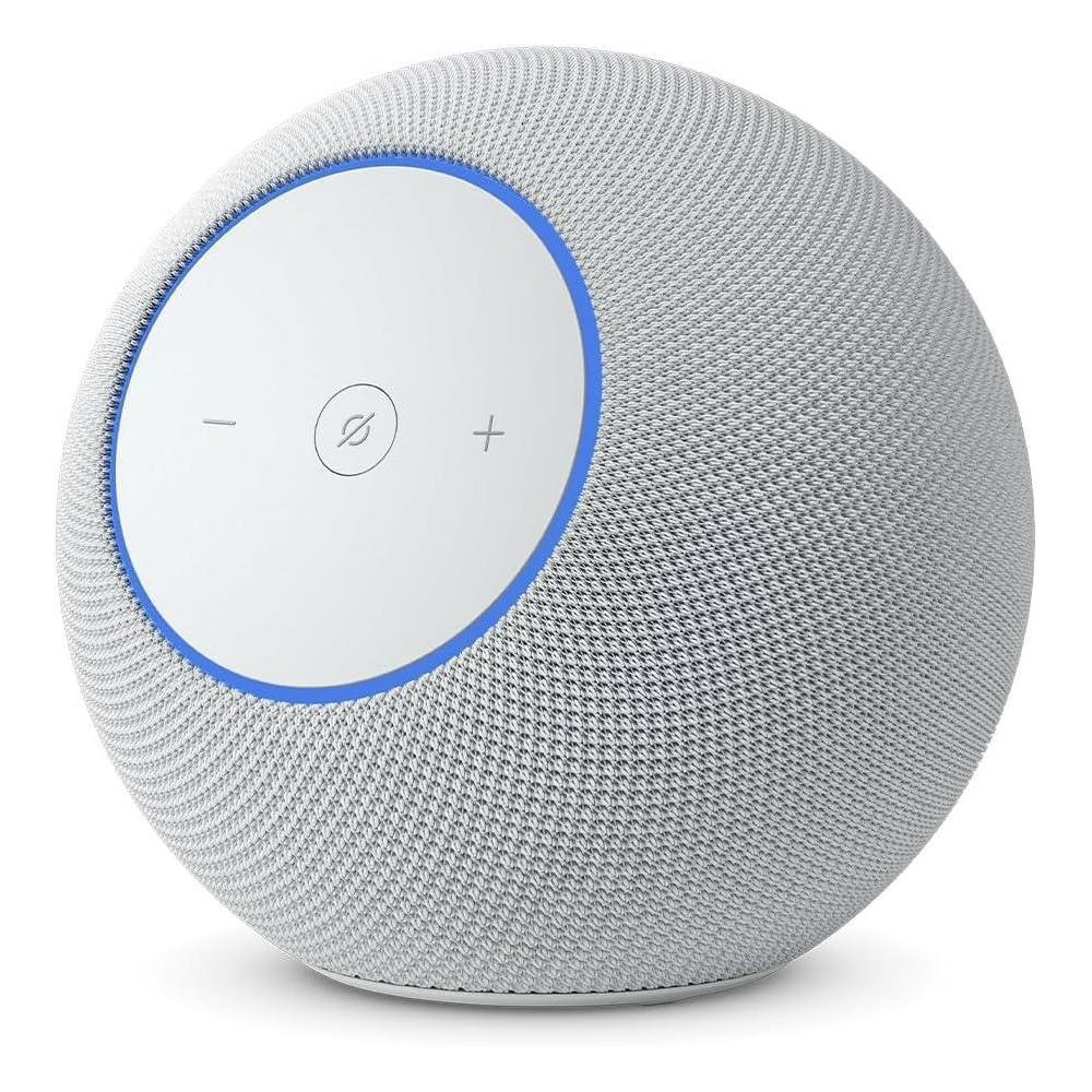 Amazon Echo Studio, última generación con audio espacial inmersivo y Dolby Atmos, color blanco glacial, tecnología avanzada