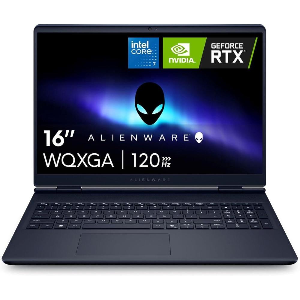 Alienware 16 Aurora Laptop AC16250-16-inch 16:10 WQXGA Display, Intel Core 7-240H Series 2, 16GB DDR5 RAM, 1TB SSD, NVIDIA GeForce RTX 5060 8GB GDDR7, Windows 11 Home, Onsite Service - Blue
