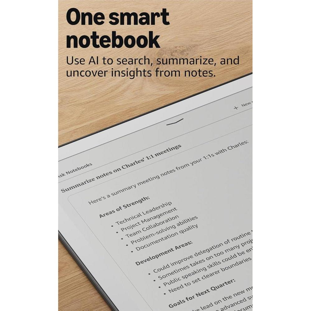 Amazon Kindle Scribe 64GB, pantalla tipo papel con luz frontal, más delgado, ligero y rápido. Incluye lápiz premium - Grafito
