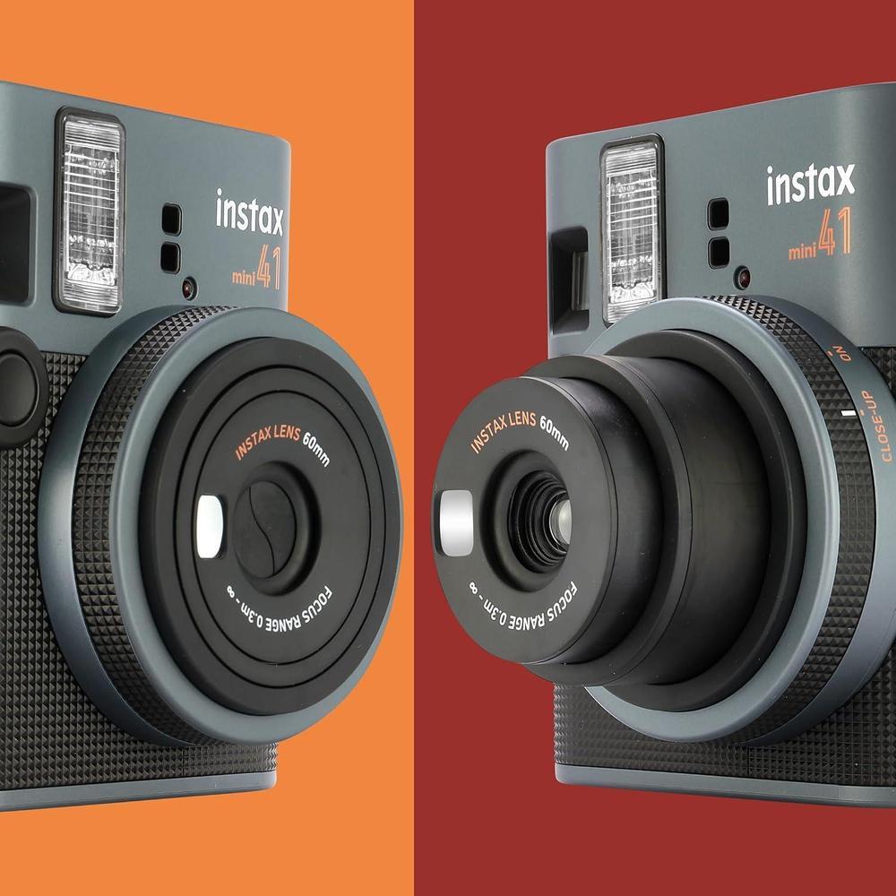 Fujifilm Instax Mini 41 con 20 impresiones, funda, álbum de fotos y paño de microfibra para alta calidad