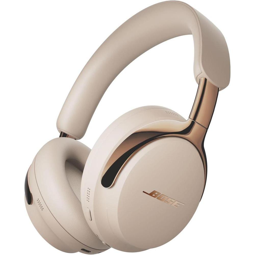 Bose New QuietComfort Ultra Bluetooth Headphones (2nd Gen), Wireless Headphones with Spatial Audio, Over Ear Noise Cancelling with Mic, Up to 30 Hours of Play time, Driftwood Sand - Limited Edition