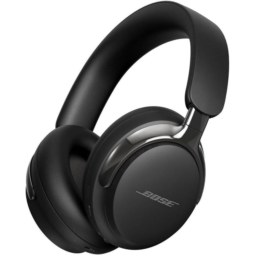 Bose New QuietComfort Ultra Bluetooth Headphones (2nd Gen), Wireless Headphones with Spatial Audio, Over Ear Noise Cancelling with Mic, Up to 30 Hours of Play time, Black