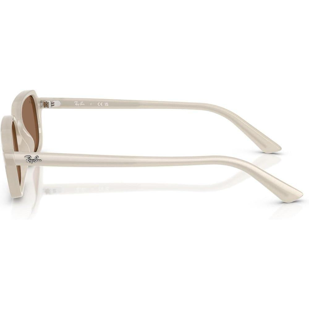 Gafas de Sol Ray-Ban RB4455 Zuri con Marco Cuadrado Negro y Lentes Polarizadas Gris Oscuro