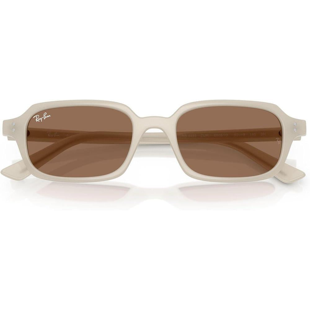 Gafas de Sol Ray-Ban RB4455 Zuri con Marco Cuadrado Negro y Lentes Polarizadas Gris Oscuro