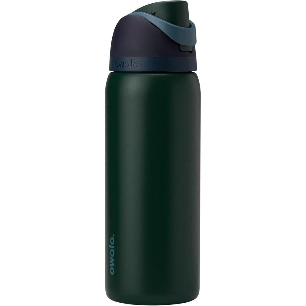 Owala FreeSip Insulated Stainless Steel Water Bottle with Straw, BPA-Free Sports Water Bottle, Great for Travel, 32 Oz, Lost Signal