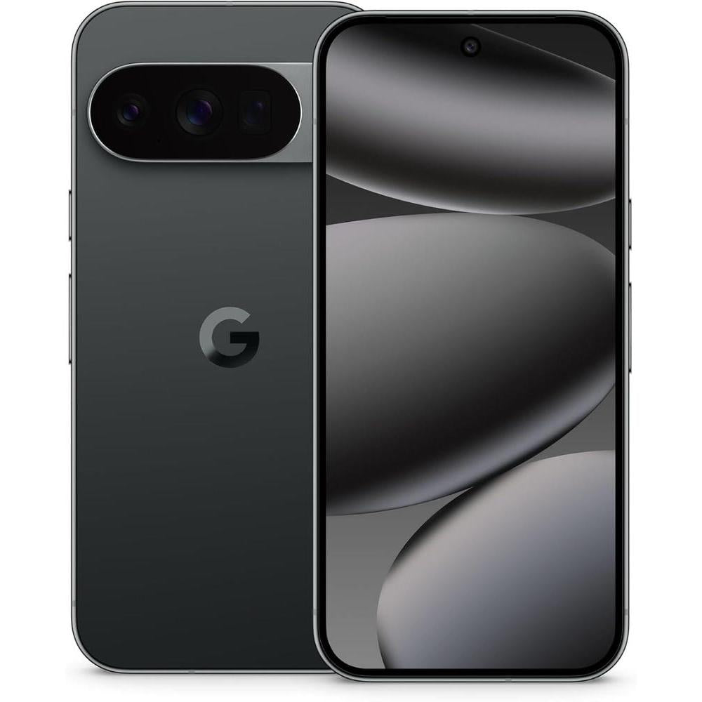 Google Pixel 10 Pro - Unlocked Android Smartphone with Gemini, Your AI Assistant, Triple Rear Camera System, Fast-Charging 24+ Hour Battery, and 6.3" Super Actua Display - Obsidian - 256 GB